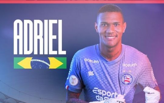 Bahia anuncia goleiro Adriel, do Grêmio, como novo contratado