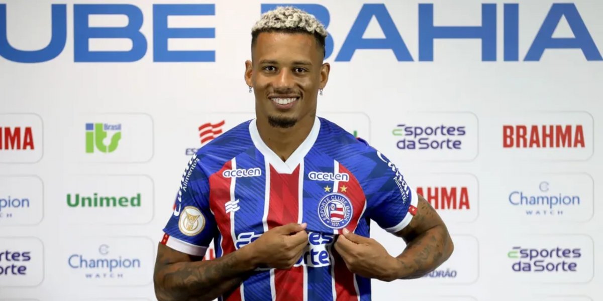 Rafael Ratão é regularizado e já pode estrear pelo Bahia