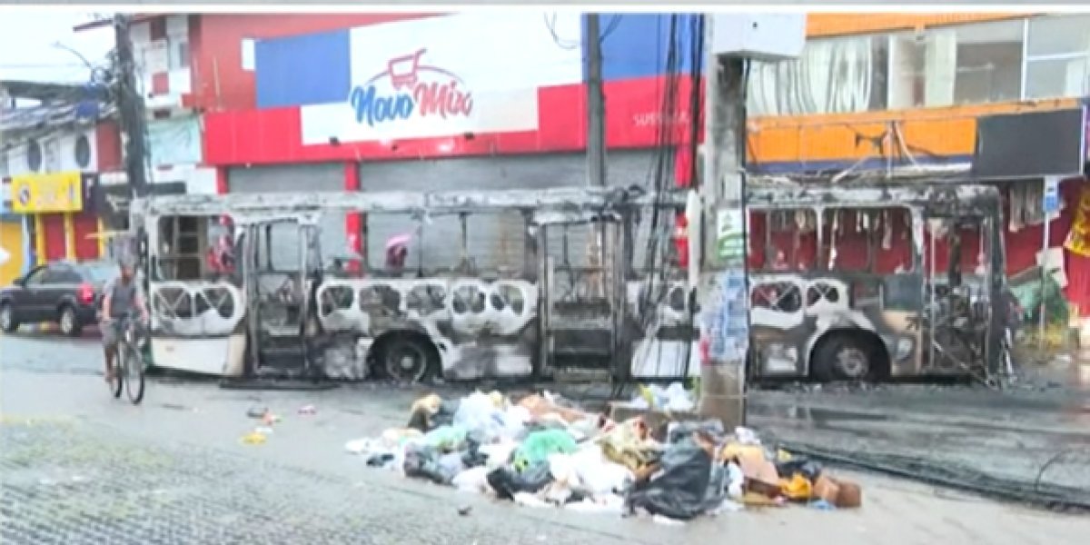Coletivos voltam a circular na Sussuarana após incêndio em ônibus