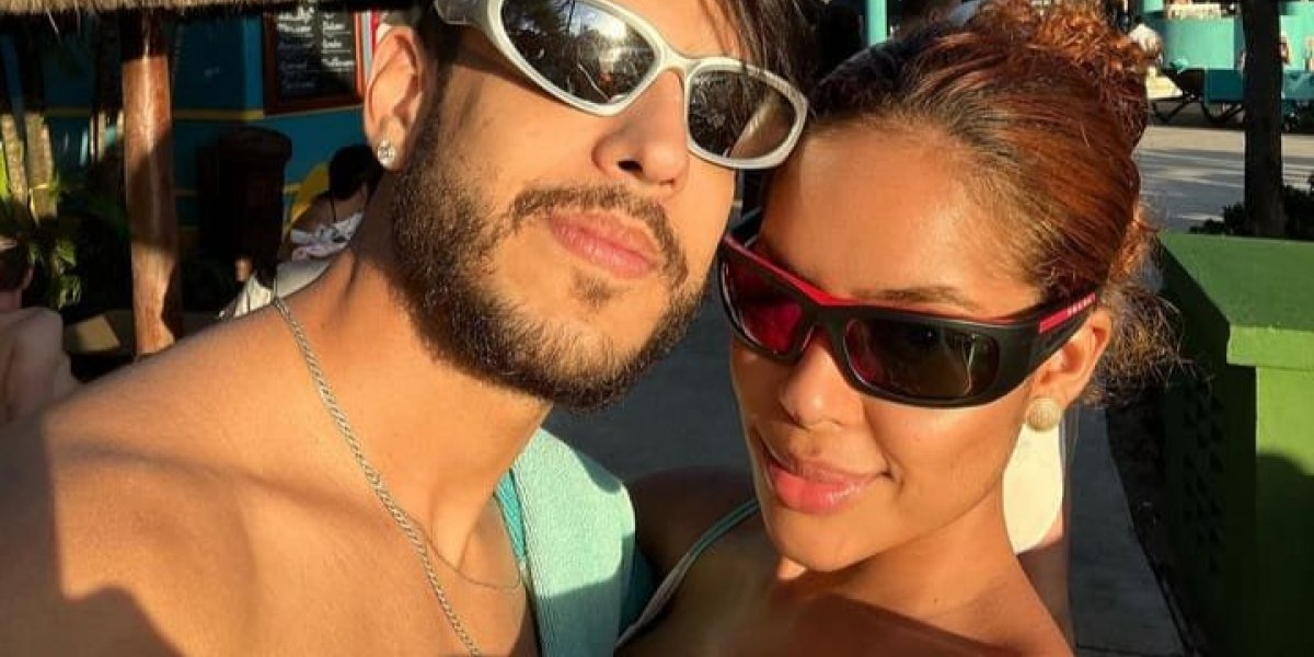 Sthe Matos e Kevi Jonny comemoram nove meses de namoro em Praia do Forte