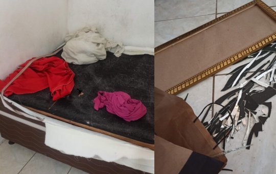 Jovem é agredida e tem casa destruída por namorado na Estrada das Barreiras