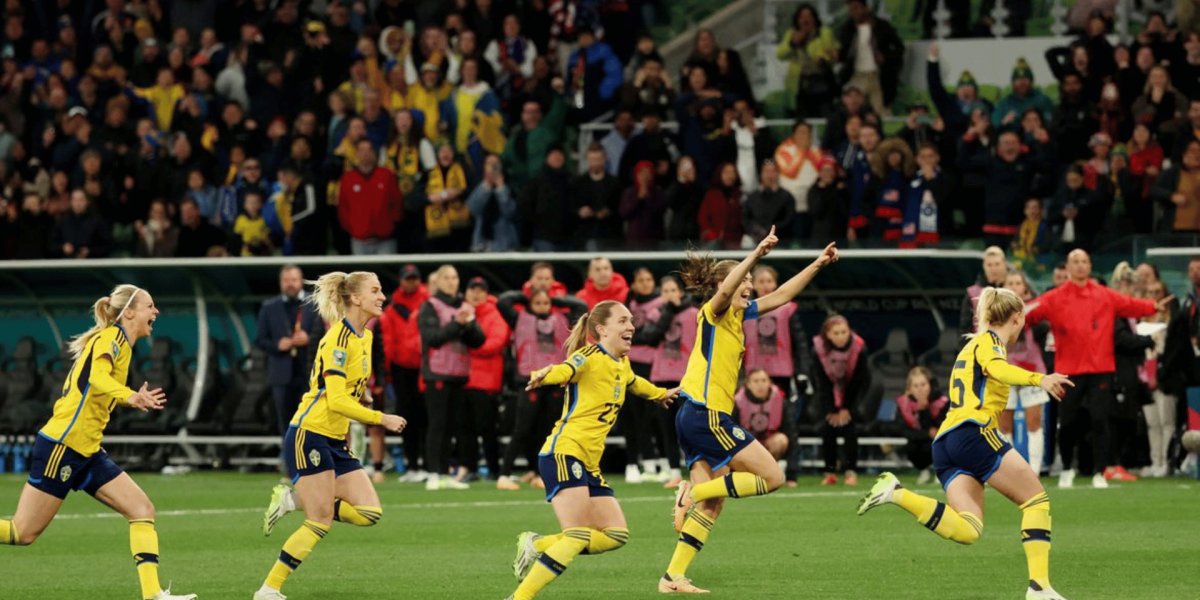 Suécia vence EUA nos pênaltis e avança às quartas de final da Copa do Mundo