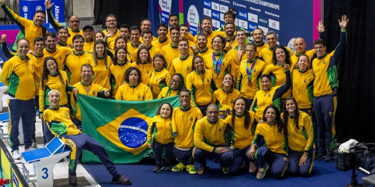Brasil encerra participação no Mundial de Natação Paralímpica com 46 pódios