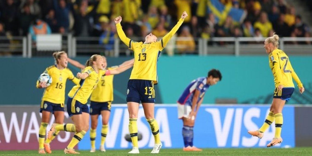Suécia derrota Japão para manter vivo o sonho de título na Copa