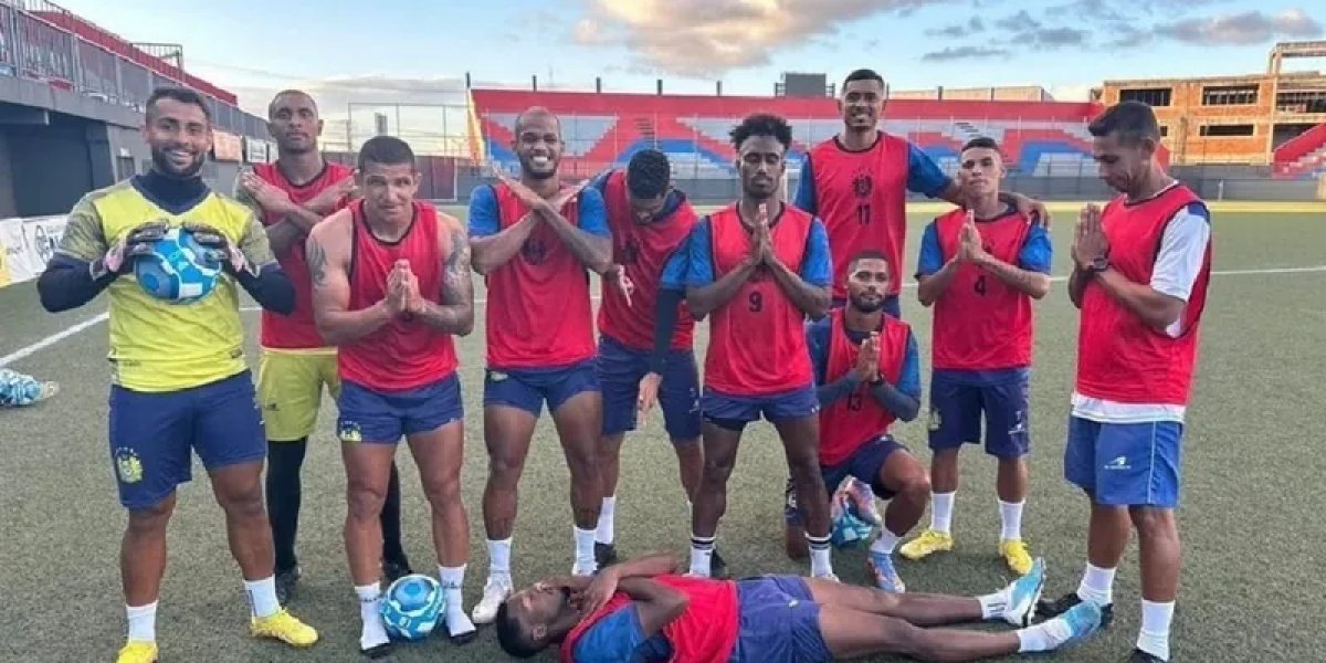 FBF repudia foto em que time do Nacional-AM simula velório do atacante Deon