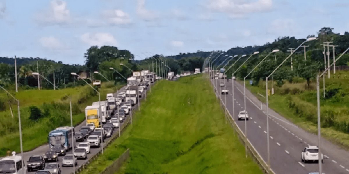 Trecho da BR-324 será interditado para operação da Neoenergia Coelba