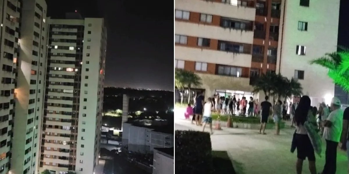 Moradores são levados para UPA após incêndio atingir prédio na Paralela