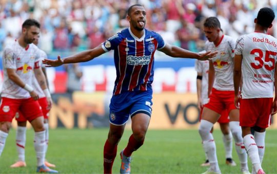 Bahia vence o Red Bull Bragantino com goleada de 4 a 0