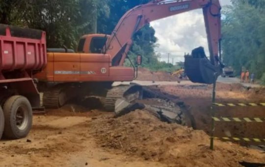 Interrupção da circulação de veículos na Estrada do Derba é prorrogada