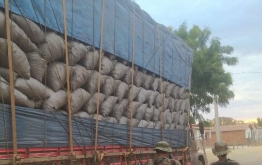 Homem é preso com 18 toneladas de carvão vegetal em caminhão no sudoeste da BA