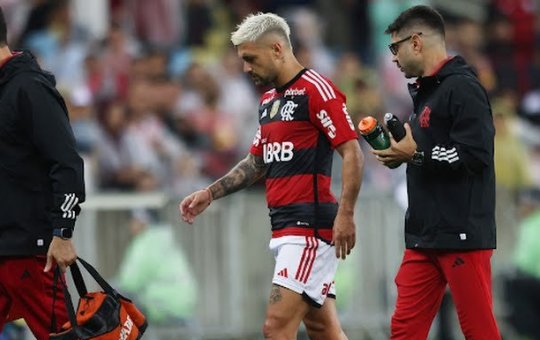 Flamengo confirma lesões de Arrascaeta e Luiz Araújo
