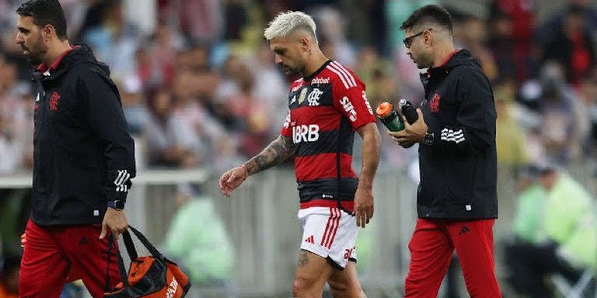 Flamengo confirma lesões de Arrascaeta e Luiz Araújo