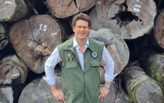 Ex-ministro do Meio Ambiente, Salles vira réu por exportação ilegal de madeira