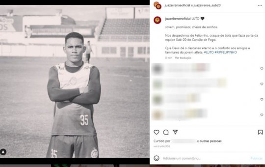 Justiça condena homem que matou jogador do Juazeirense a 14 anos