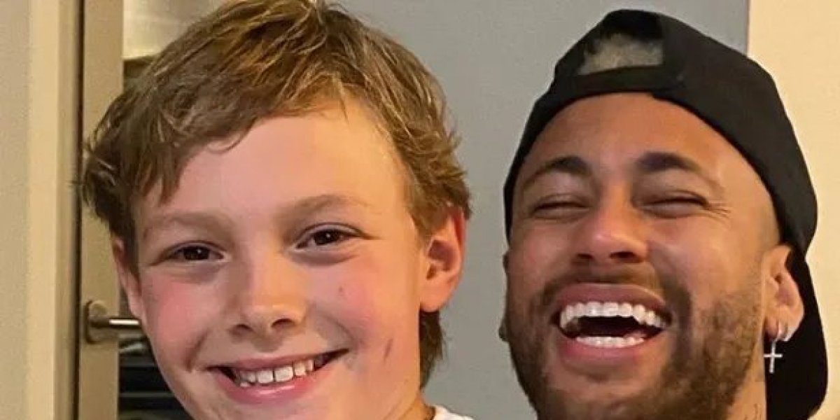 Neymar posta mensagem carinhosa que recebeu do filho Davi Lucca