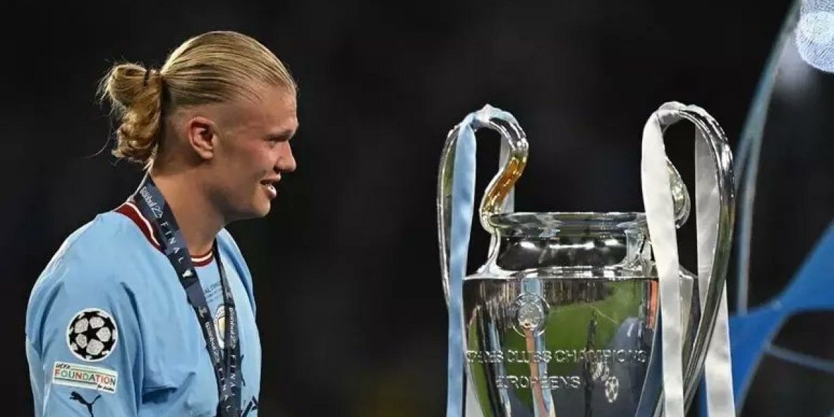 Haaland é eleito o melhor jogador da Europa