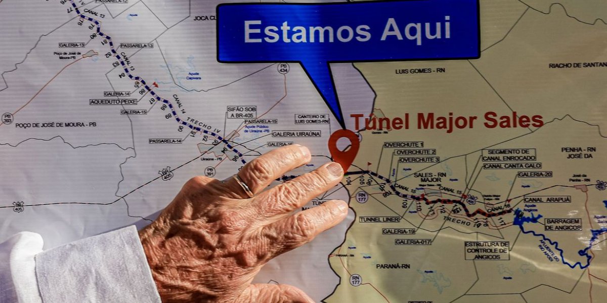 "Sonho realizado", diz Lula sobre obras da transposição