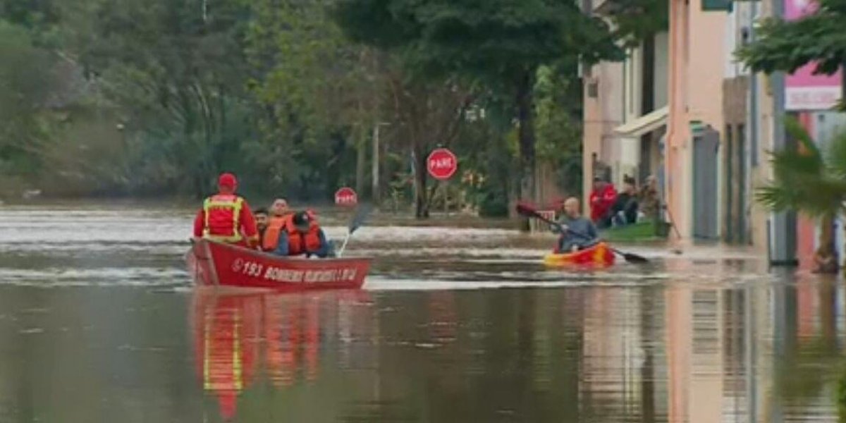 Quatro pessoas morrem após enchentes causadas por ciclone no Rio Grande do Sul