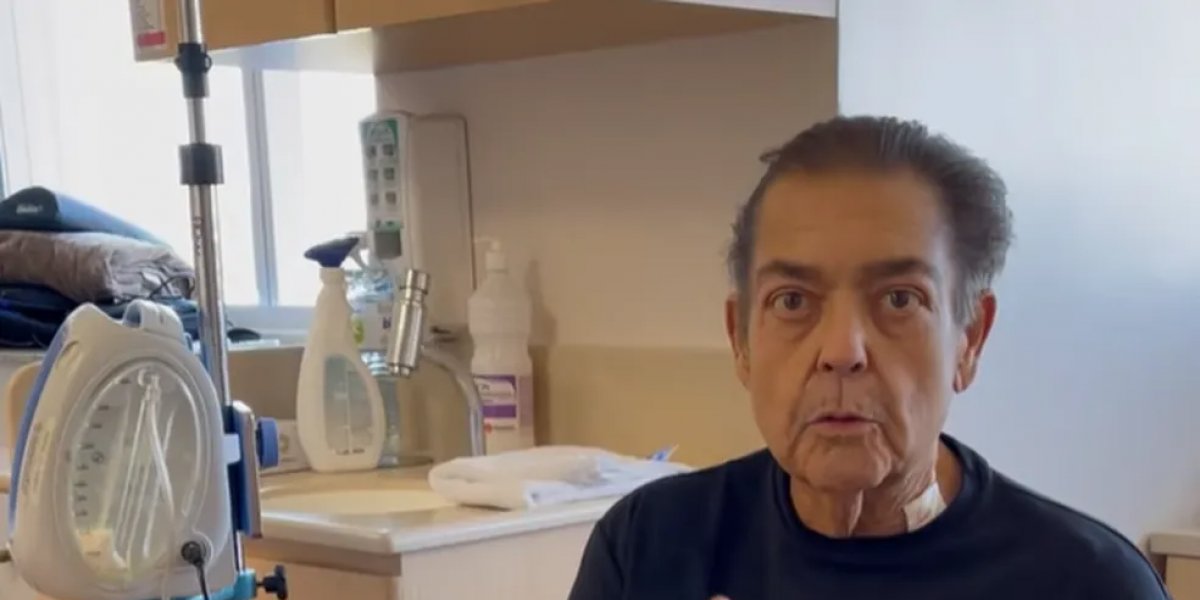 Faustão se recupera bem e é transferido para o quarto, diz boletim médico