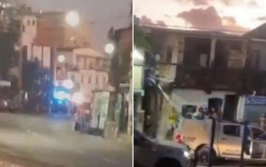 Ônibus é incendiado em Narandiba após homem morrer em operação policial