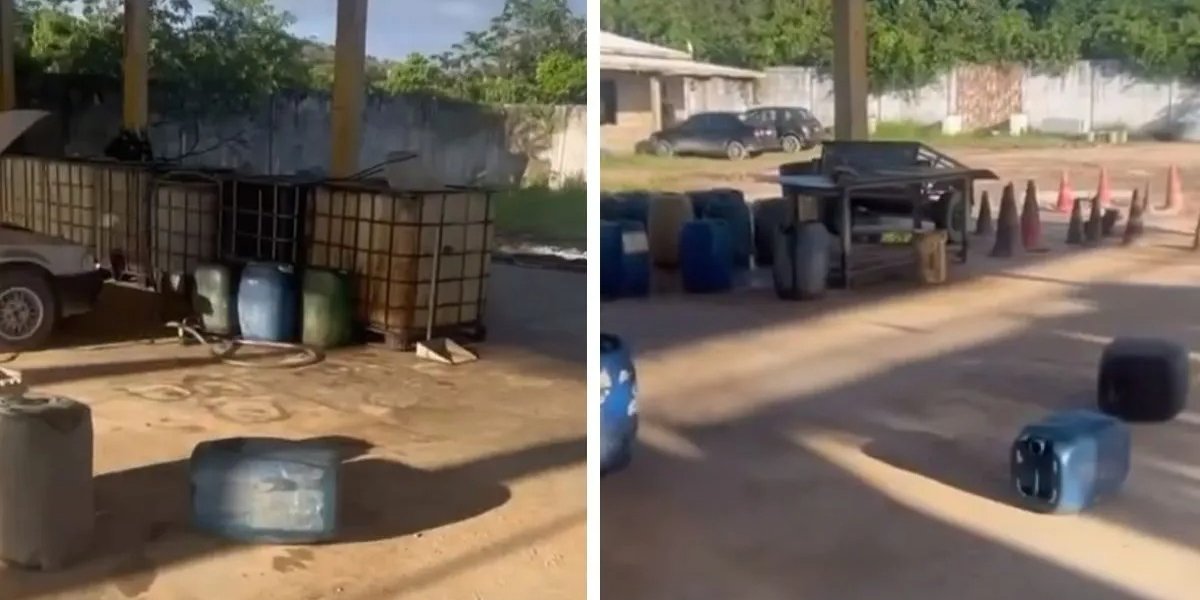 Homem armado é preso com gasolina adulterada em Candeias