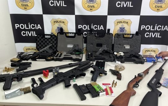 Governo da Bahia anuncia reajuste nos valores por armas de fogos apreendidas