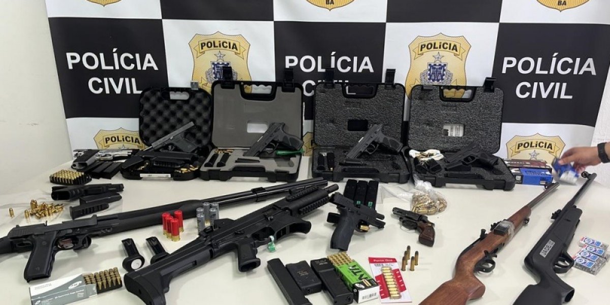 Governo da Bahia anuncia reajuste nos valores por armas de fogos apreendidas