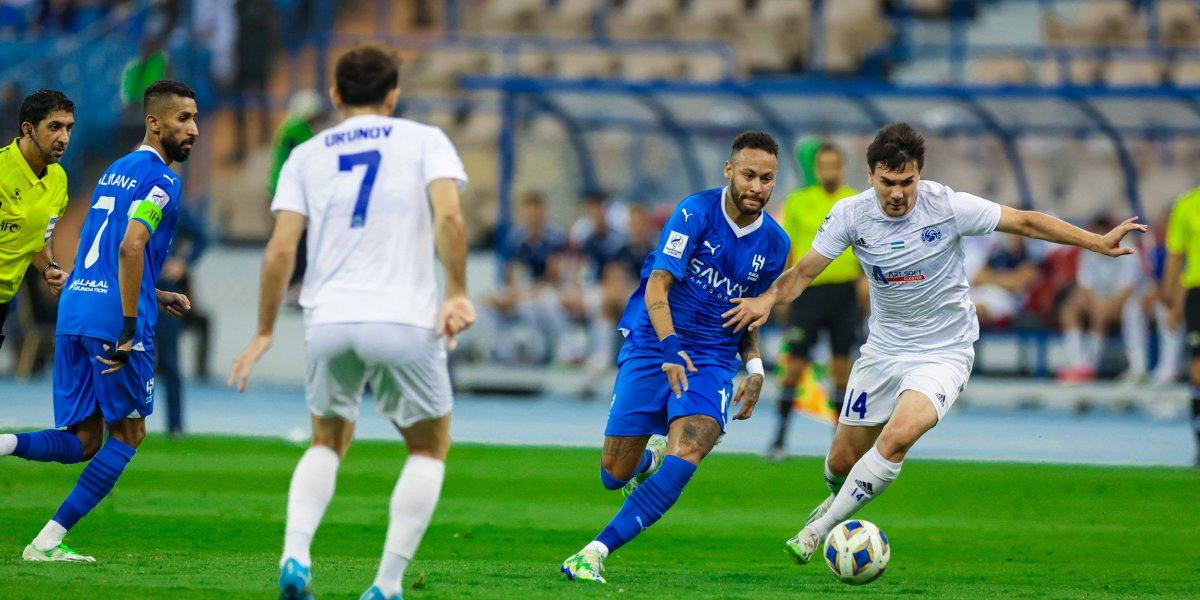 Neymar joga mal e Al-Hilal empata na Liga dos Campeões da Arábia