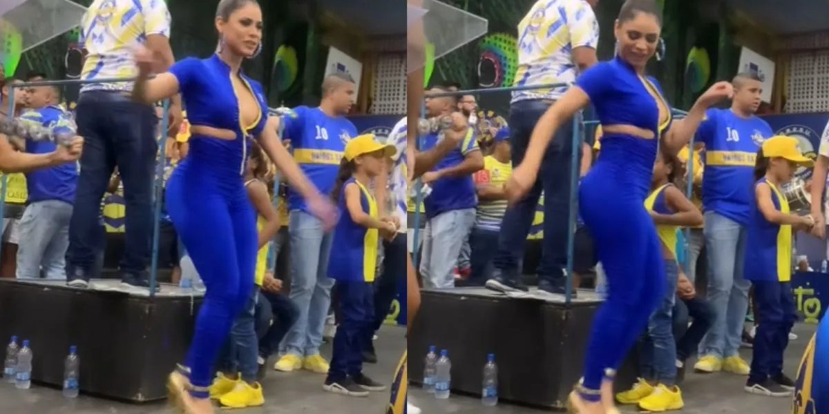 Após anuncio de fim do casamento com MC Guimê, Lexa é vista caindo no samba