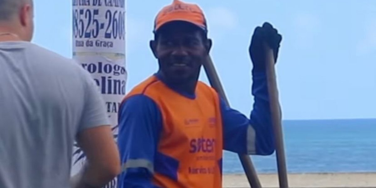 Funcionário da LIMPURB cai em pegadinha e tem reação surpreendente, veja