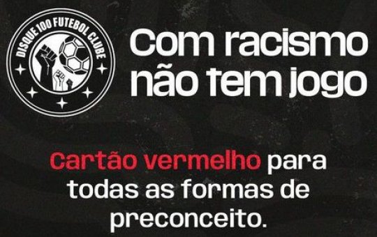 Final da Copa do Brasil terá campanha de combate ao racismo