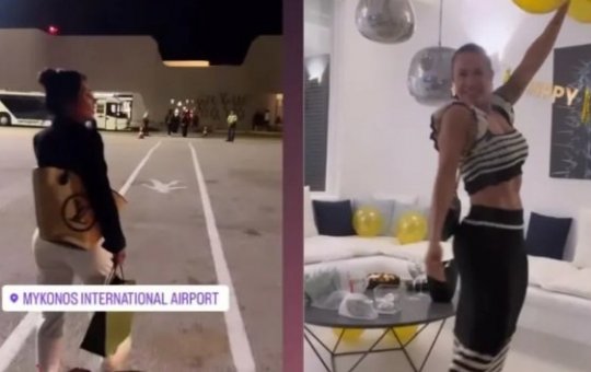 Scheila Carvalho comemora aniversário com viagem à Grécia