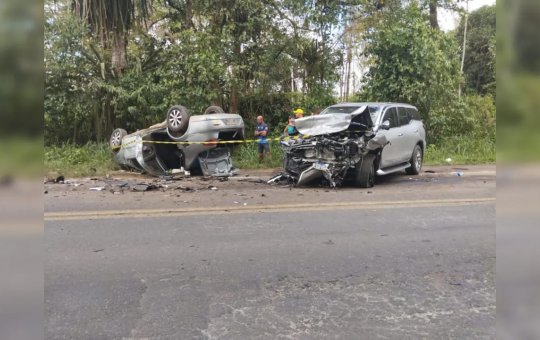 Colisão entre veículos na BR-101 deixa um morto na Bahia