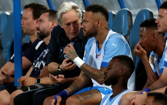 Neymar desmente possível treta com Jorge Jesus