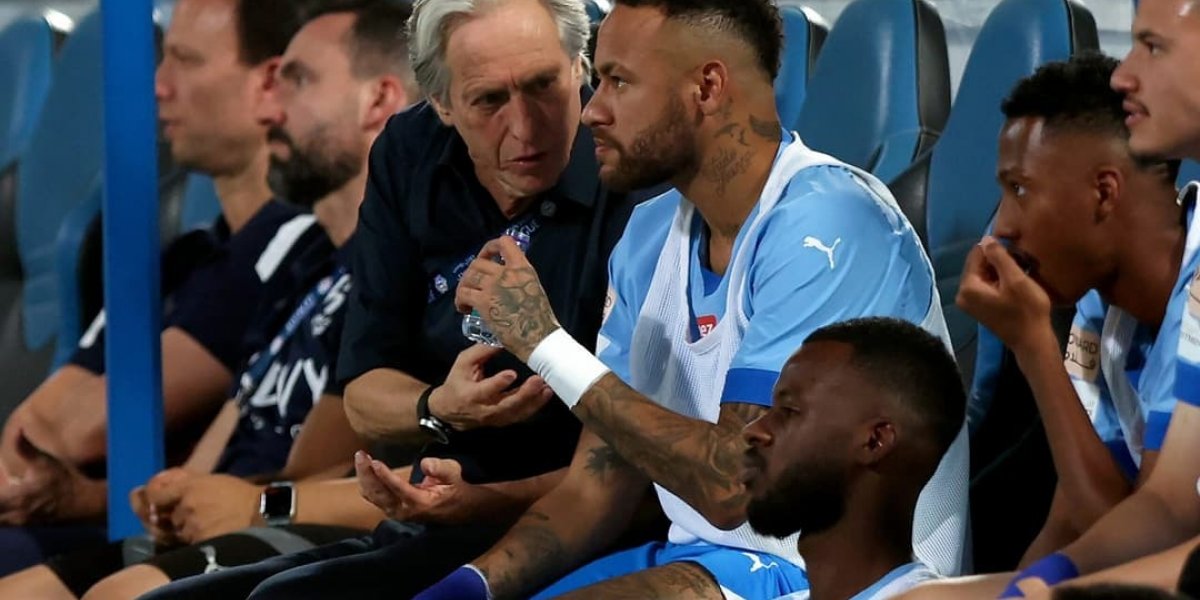 Neymar desmente possível treta com Jorge Jesus