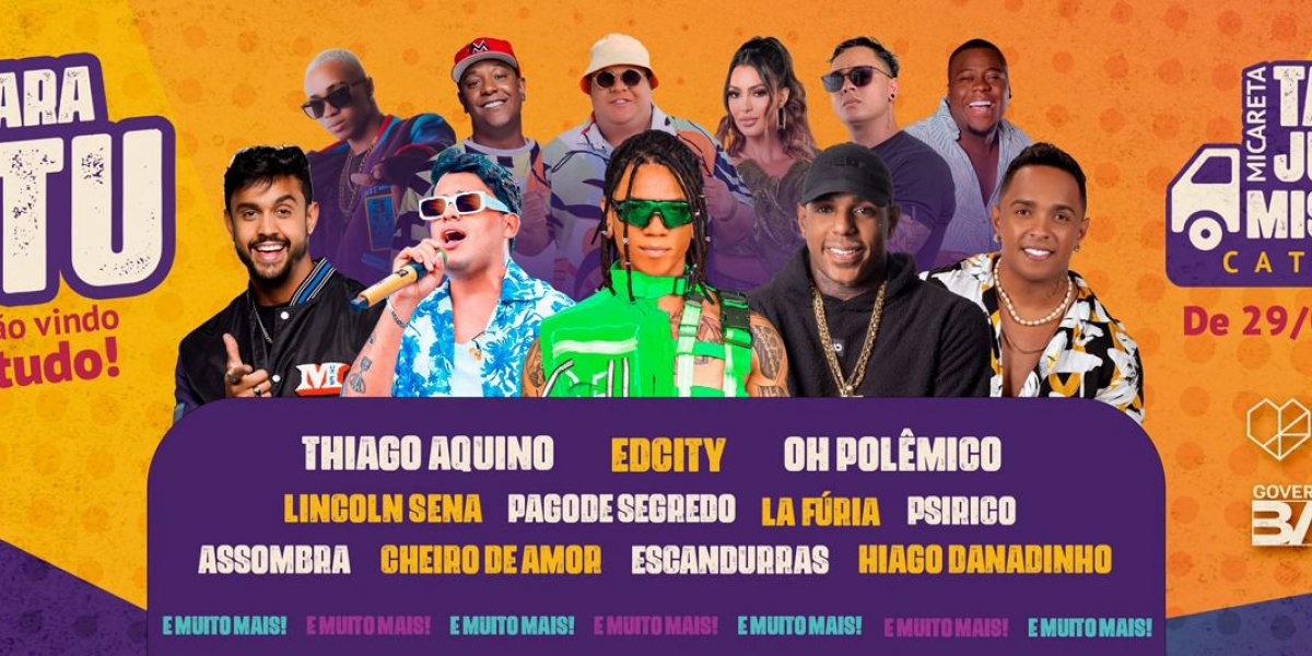 Festa Tamo Junto Micareta 2023 busca celebrar cultura em Catu