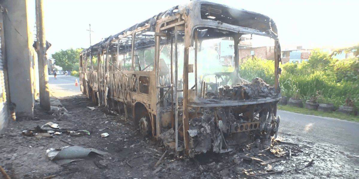 Nove ônibus já foram incendiados em 2023, o triplo do ano anterior
