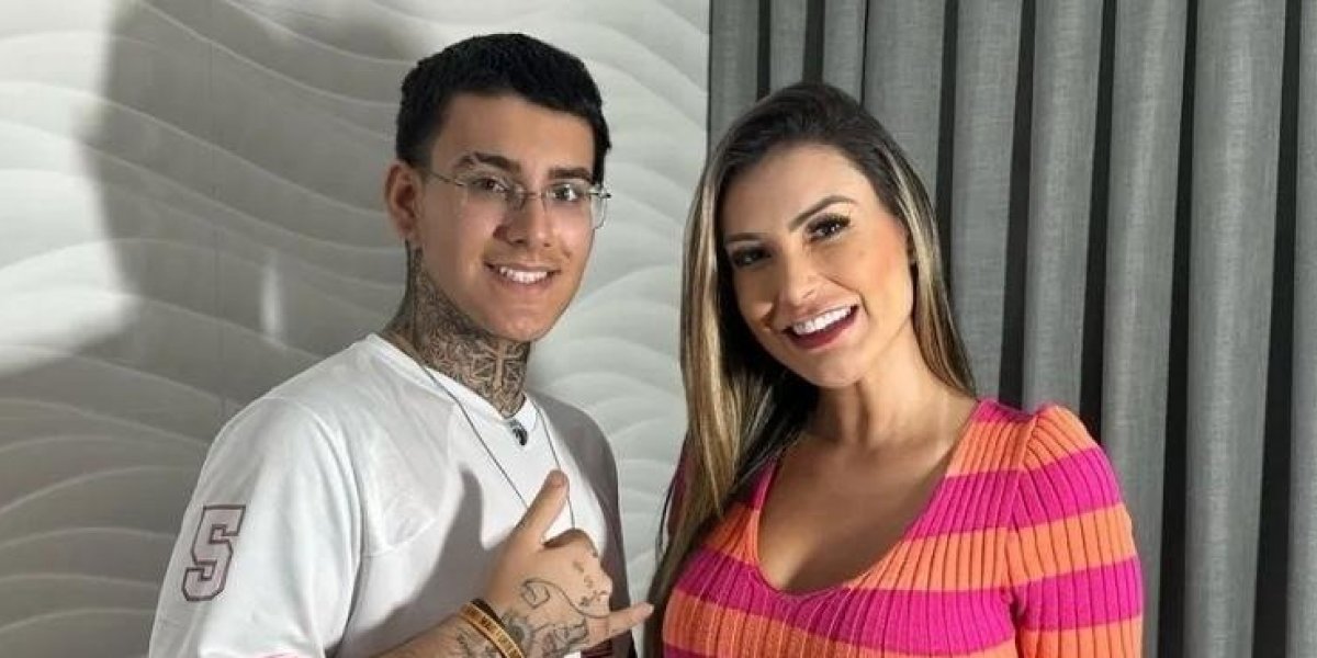 Andressa Urach admite ter dividido mulher com o filho