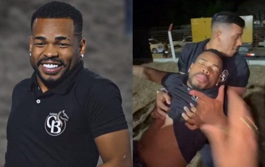 Influencer baiano, Cristian Bell passa mal e sai carregado de vaquejada