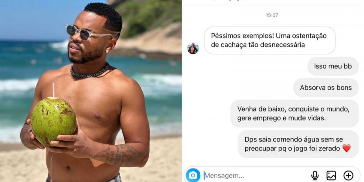 Seguidora rebate postura de Cristian Bell após sair carregado de vaquejada