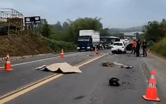 Acidentes na estrada deixam 5 pessoas mortas