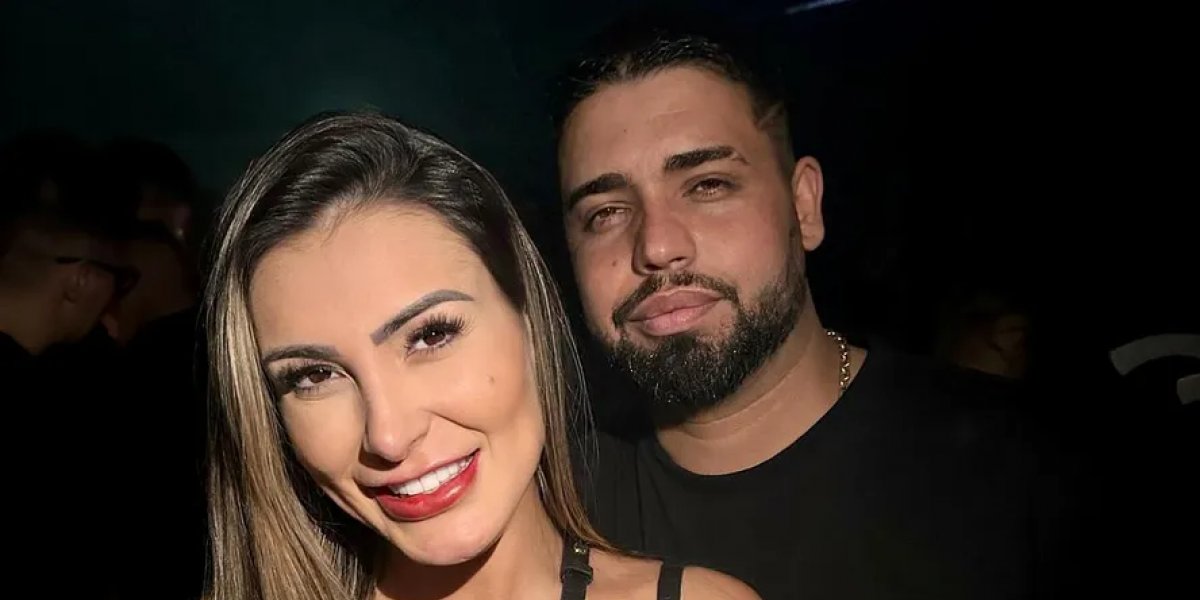 Andressa Urach posta foto com novo namorado: "Estou apaixonada"