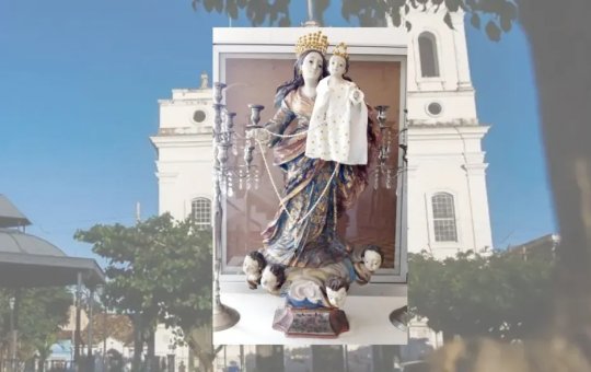 Imagem de santa do século 19 é furtada em Igreja de Salvador