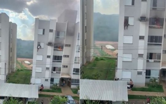 Avós saltam de prédio para escapar de incêndio provocado por neta de 11 anos