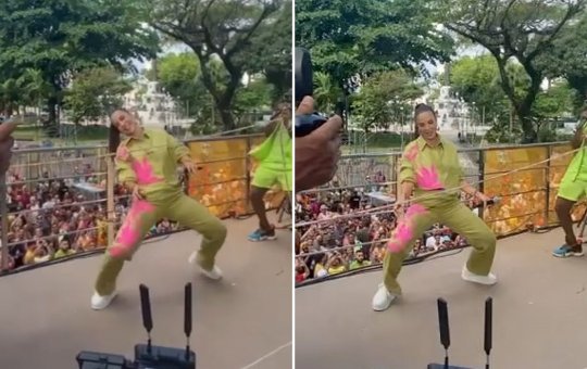 Ivete Sangalo grava "Pipoca da Ivete” com É o Tchan, em Salvador