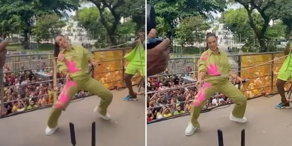 Ivete Sangalo grava "Pipoca da Ivete” com É o Tchan, em Salvador