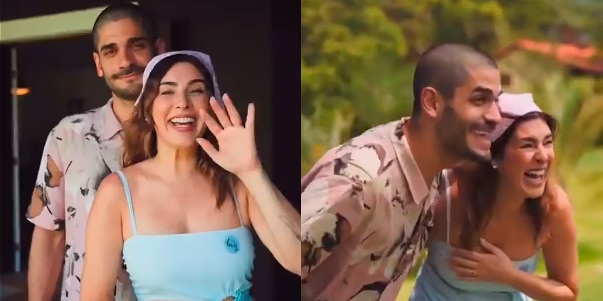 Fernanda Paes Leme faz chá revelação e anuncia sexo do bebê; veja o vídeo