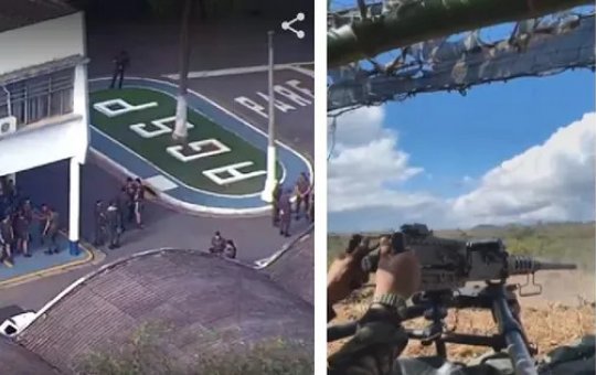 Exército apresenta suspeitos no caso de furto de 21 metralhadoras