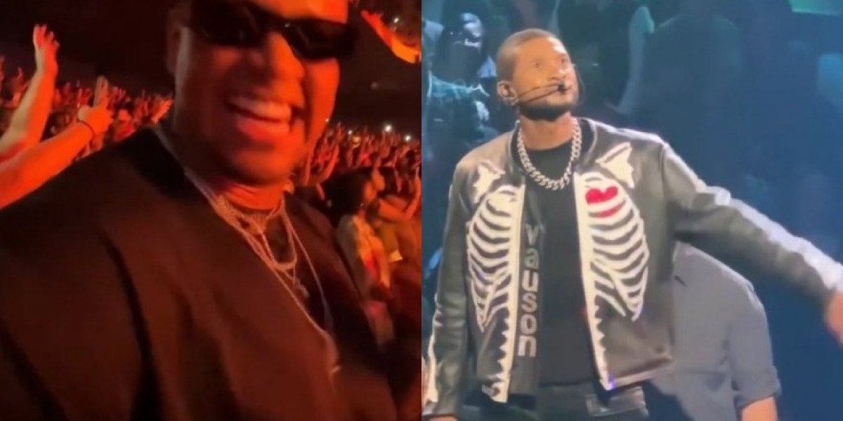 Léo Santana tem sonho realizado em show de Usher