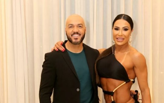 Belo e Gracyane quitam dívida e impedem que mansão do casal seja leiloada